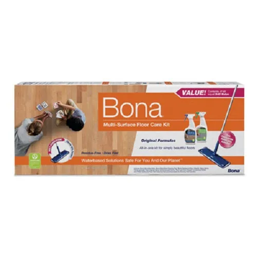 Bona WM710013501 Multi-Surface Floor Cleaning Care Kit - Quantity of 6