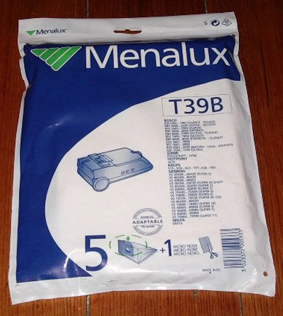 Bosch Alpha 20, Optima BS52  Vacuum Cleaner Bags - Part # T39B