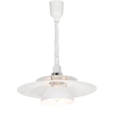 Brenda Rise & Fall Pendant 430Mm White