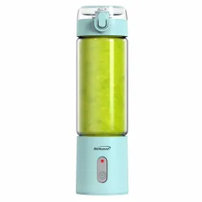 Brentwood RJB-100BL 17oz Portable Battery Operated USB Glass Blender, Blue