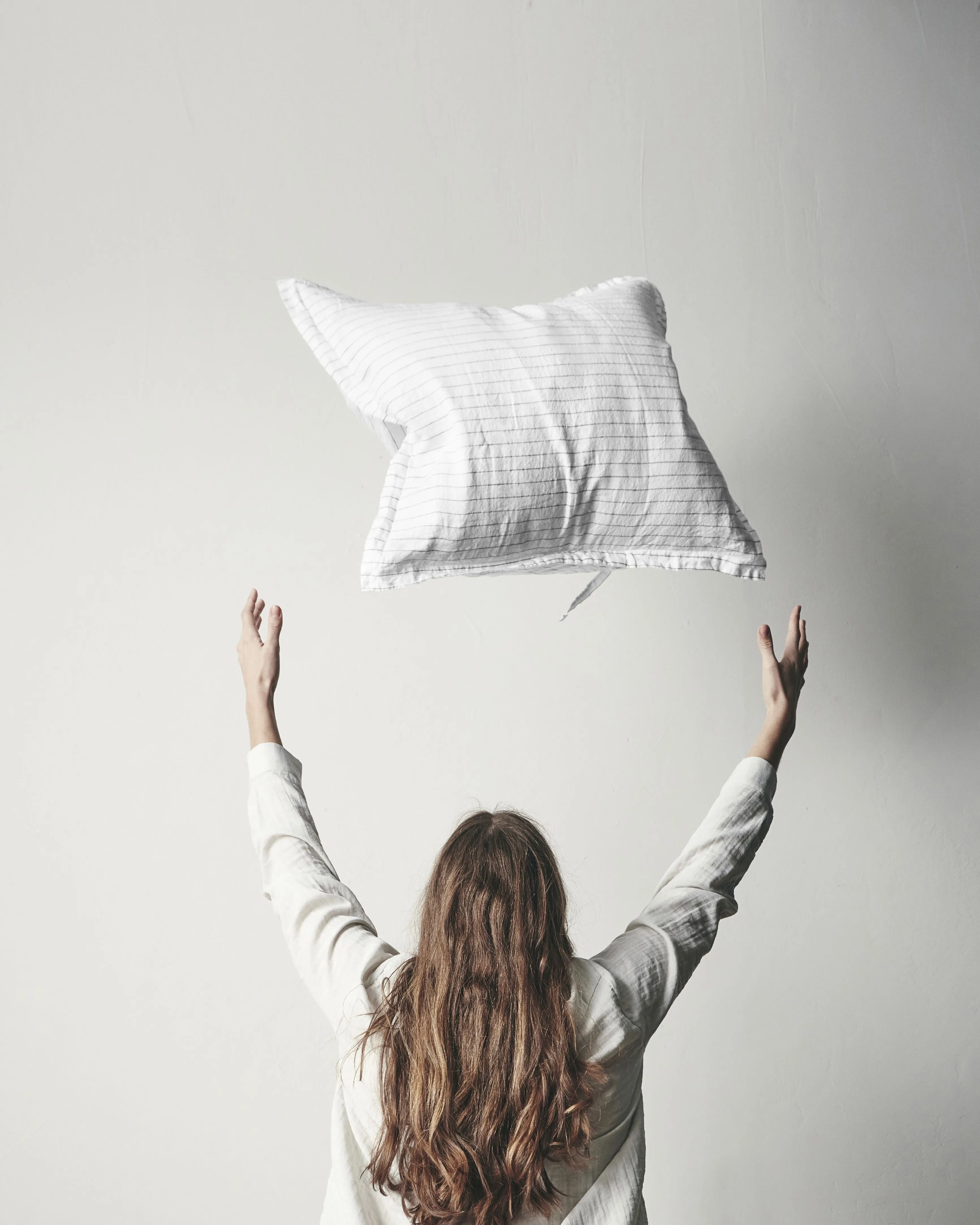 By Nord Dagny Pillowcase 70x50 Cm, Snow With Coal