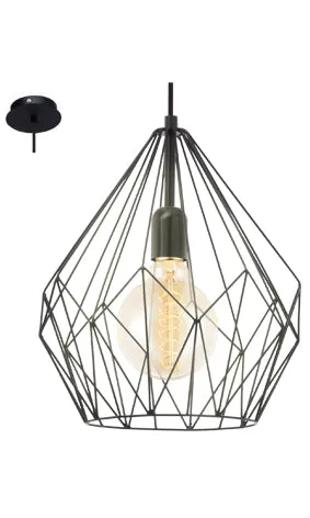 Carlton Pendant 300Mm Black