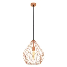 Carlton Pendant 300Mm Copper