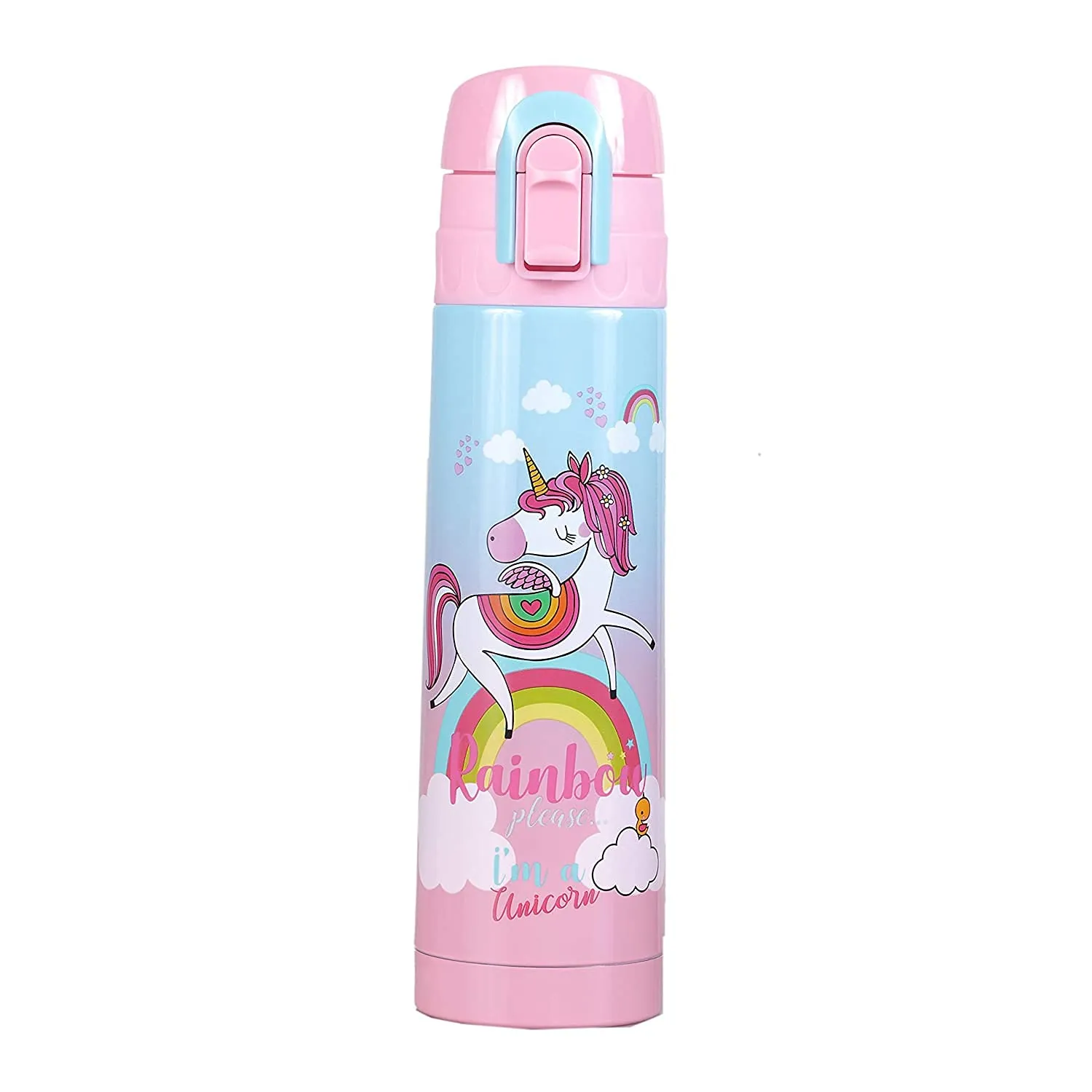 Cartoon Characters Print Stainless Steel Double Walled Insulated - 500ml