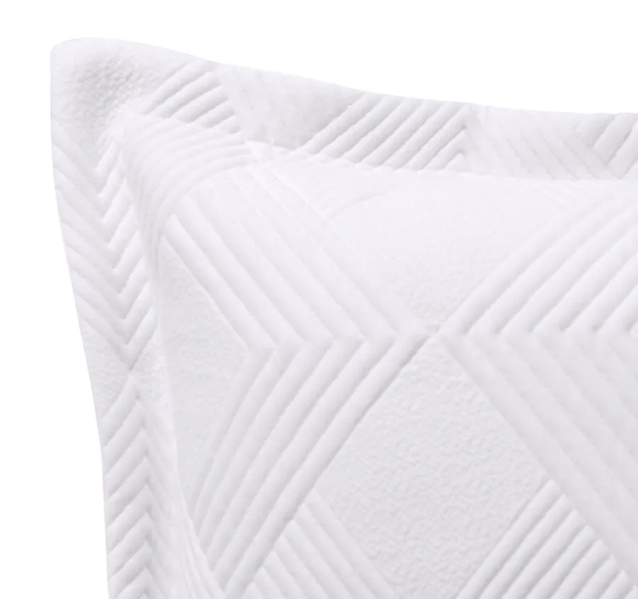 Cassiano European Pillowcase White