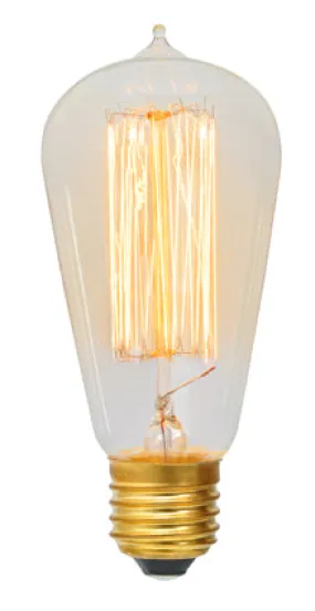 CB Filament Pear Nipple E27 60w Squirrel Cage