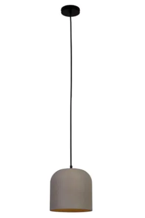 Cement Pendant 250Mm Grey