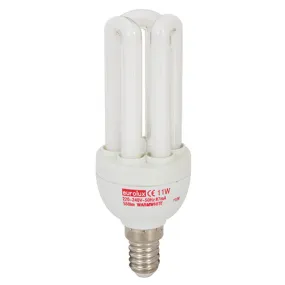 CFL 3U E14 11w Warm White