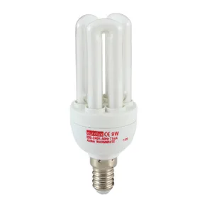 CFL 3U E14 9w Warm White