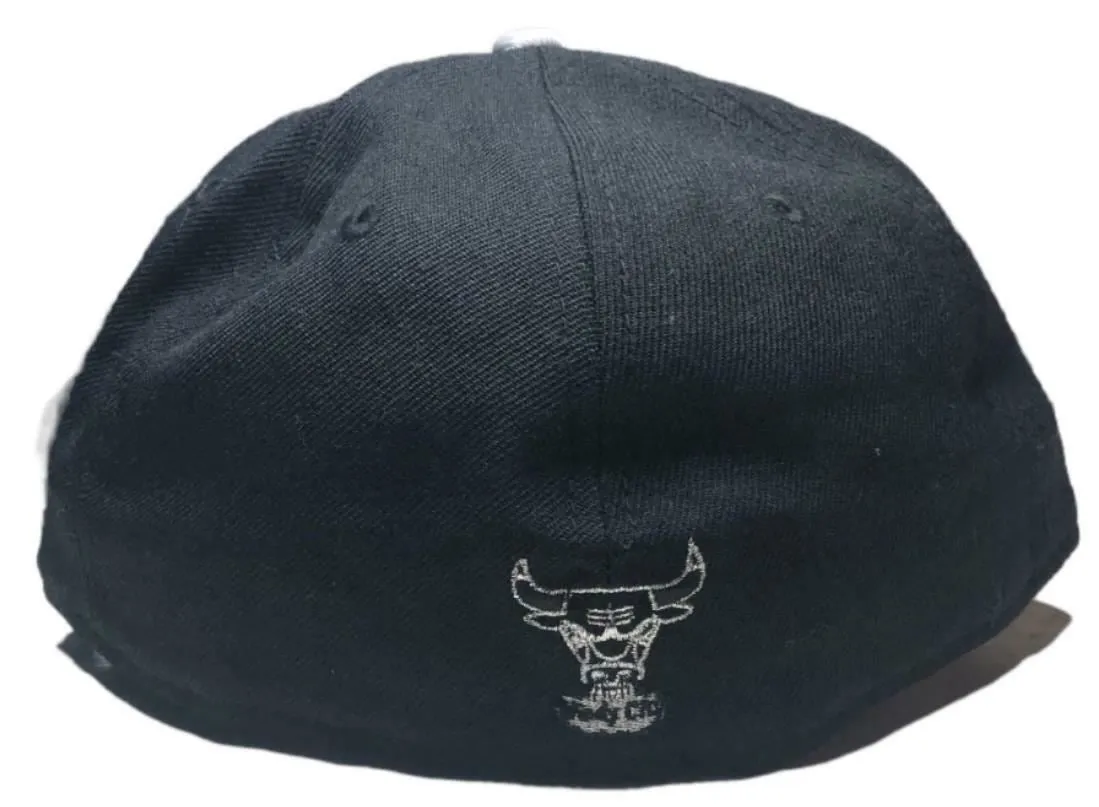 Chicago Bulls 59Fifty New Era Hardwood Classics Fitted Hat Black Men's (Sz: 7.5)