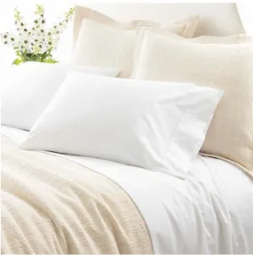 Classic Hemstitch White King Pillowcases Pair