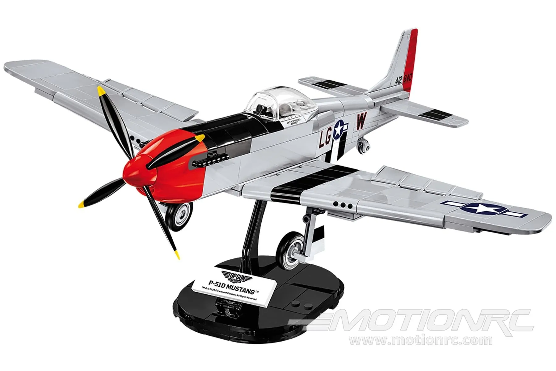 COBI Top Gun Maverick P-51D Mustang 1:32 Scale Building Block Set