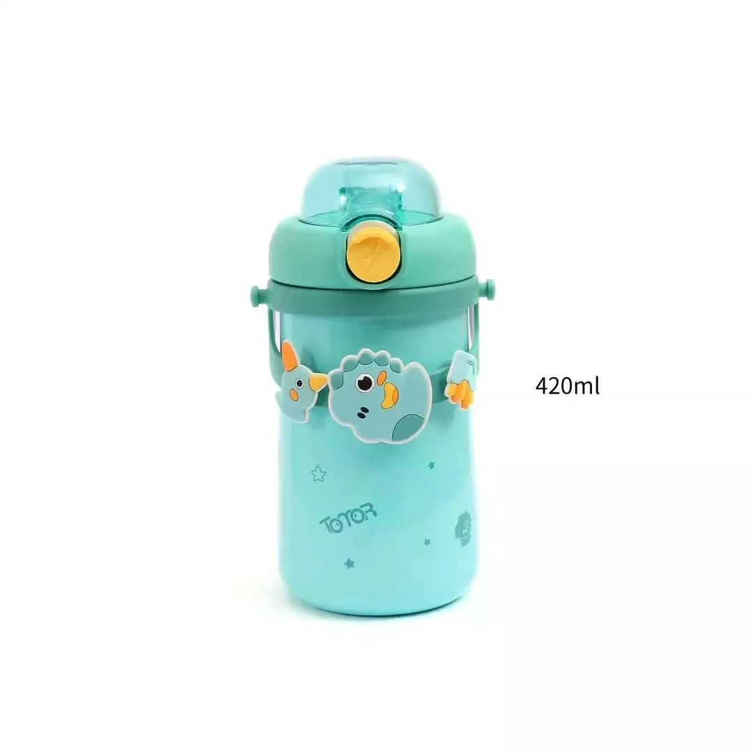 Colorful Bottle For Kids With An Exquisite Look For Stylish Trends (420ML,Multi Colours)