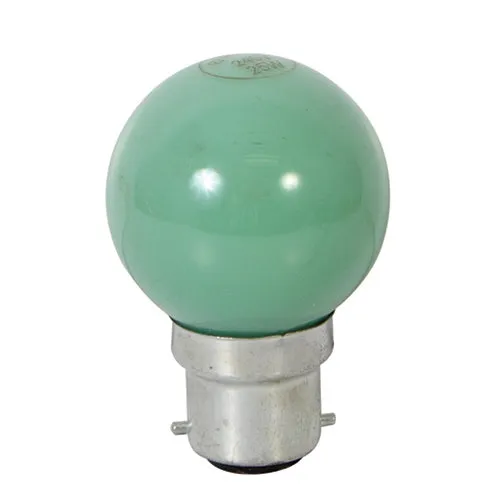 Coloured Golfball B22 15w Green