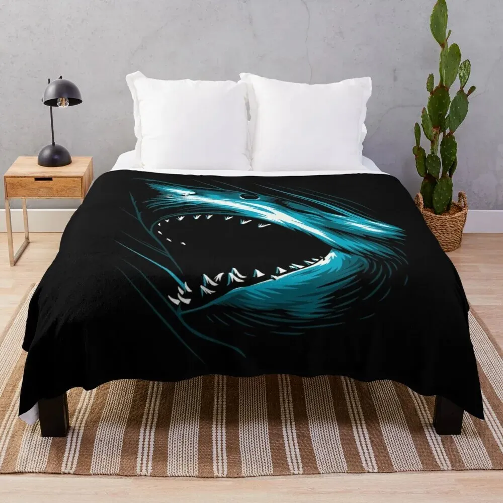 Comfy Sofa Blanket: 3 different Shark prints