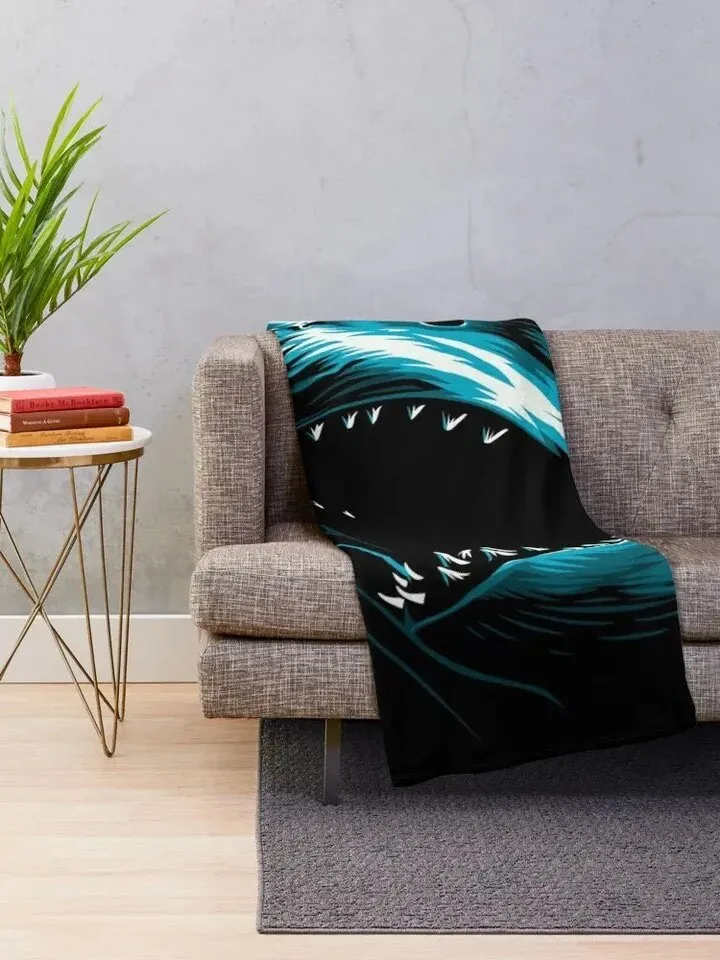 Comfy Sofa Blanket: 3 different Shark prints