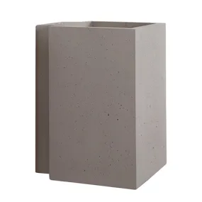 Concrete W/Light 120mm Sandstone Grey