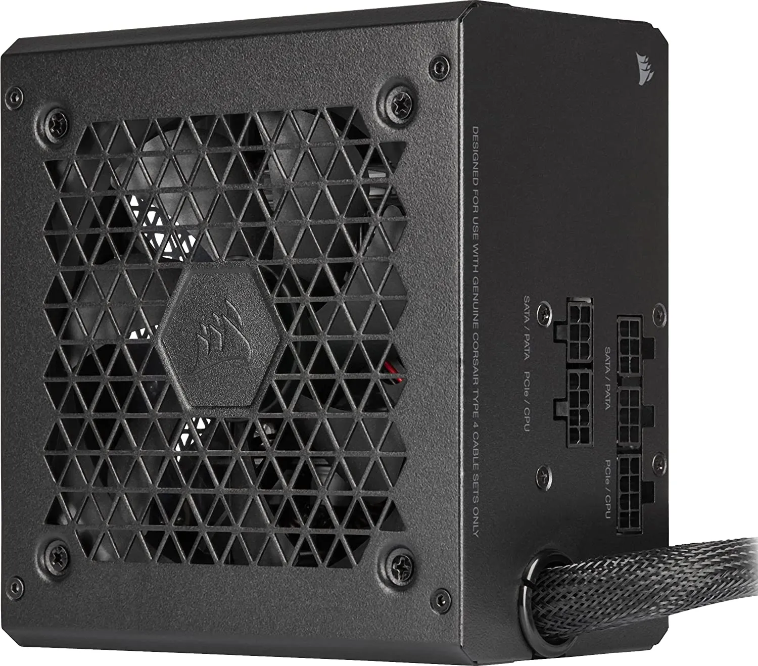 Corsair CX650M, 650 Watt 80 PLUS Bronze Semi-Modular Low-Noise ATX Power Supply (Single EPS12V Connection, 105°C Capacitors, Compact Size) - Black