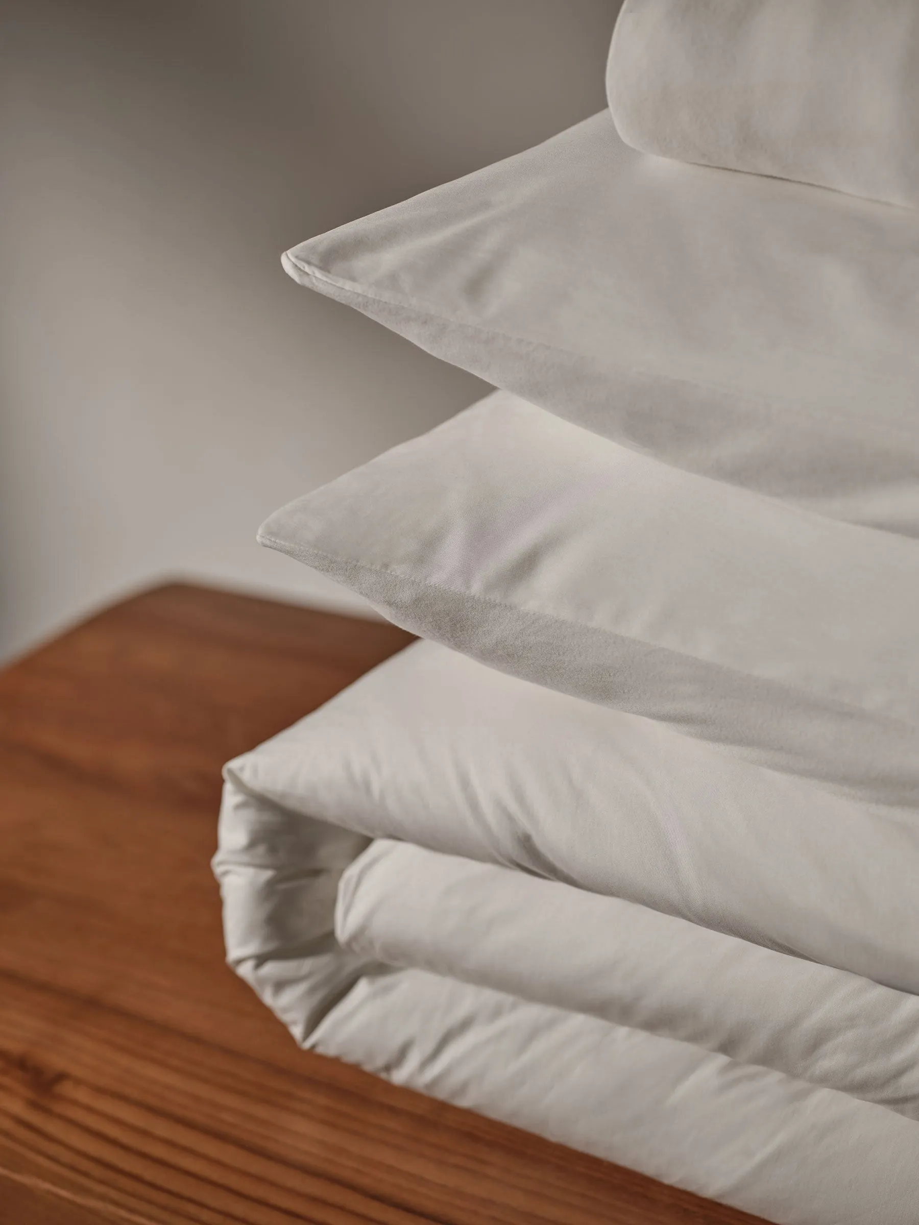 Cotton Bedding Set - King White