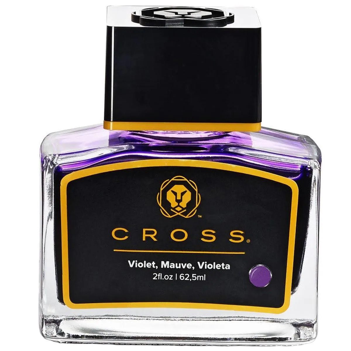 Cross Ink Bottle - Violet Single Fountain Pen, 62.5 ml | 8945S-6