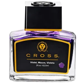 Cross Ink Bottle - Violet Single Fountain Pen, 62.5 ml | 8945S-6