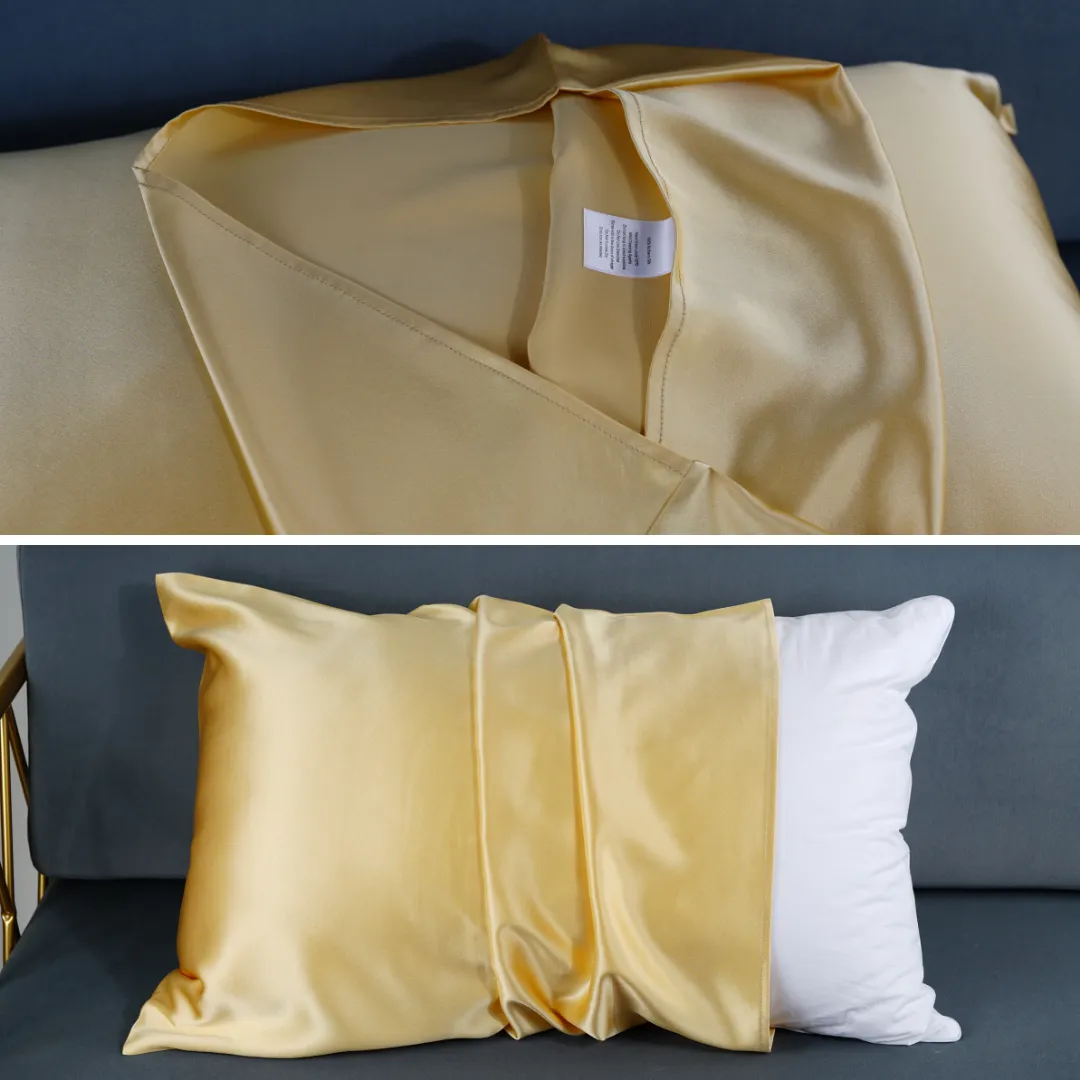 Custom Wholesale Silk Pillowcase 30 Momme Envelope Closure - Standard size