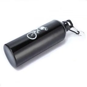 Cycling Camping Bicycle Sports Aluminum Alloy Water Bottle 750ml BK