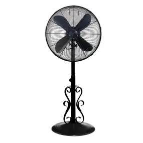 Deco Breeze 18" Standing Outdoor Fan - Ebony