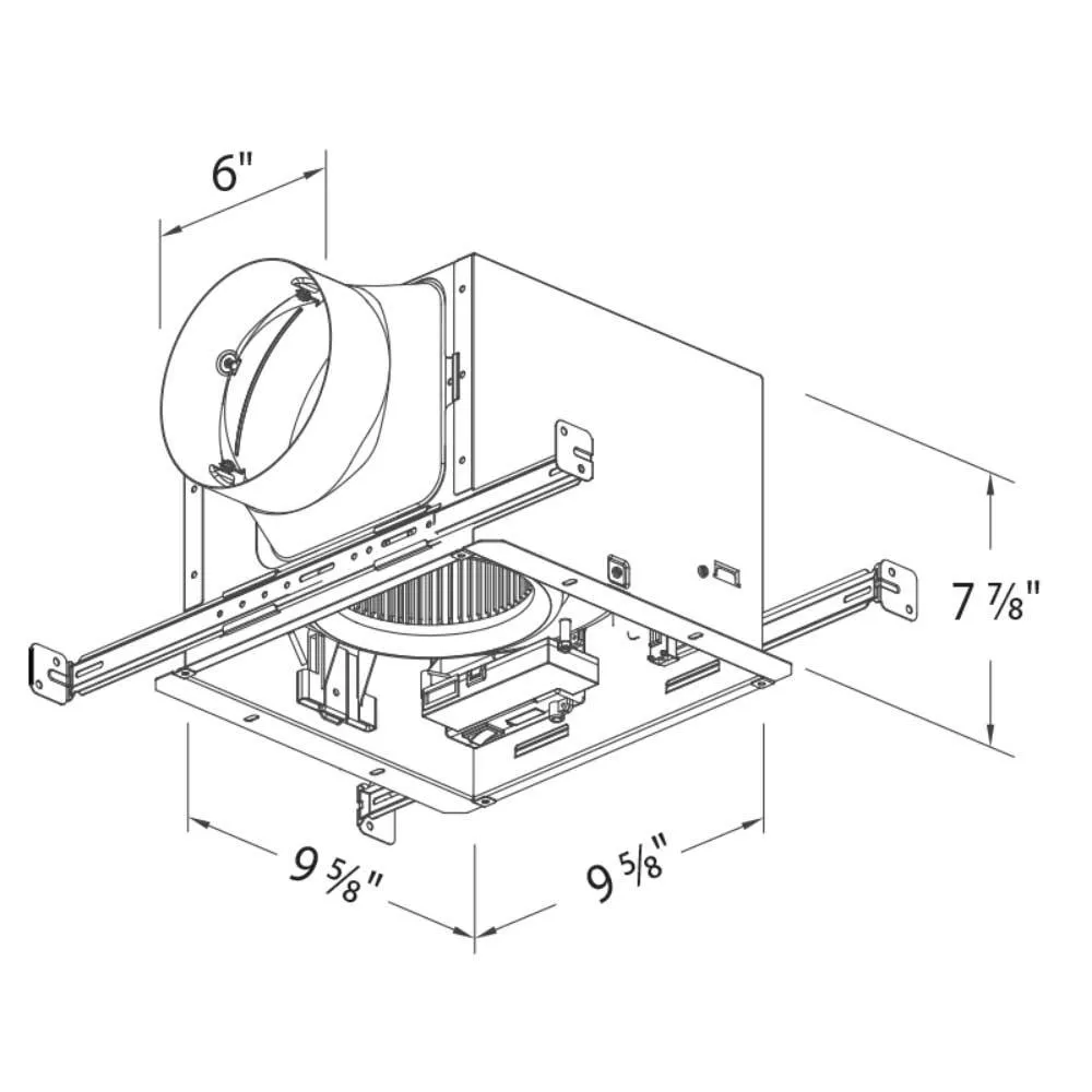 Delta BreezSignature Adjustable 80-110 CFM Bathroom Exhaust Fan