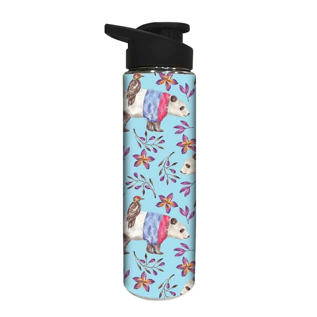 Designer Sipper Bottle for Kids -  Bird and Flower