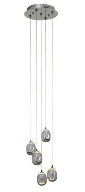 Dew Drop 5Lt Pendant 300Mm Chrome