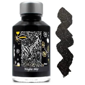 Diamine Fountain Pen Ink Bottle - Shimmer, Night Sky, 50 ml | 9000