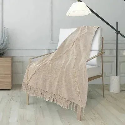 Diamond 80177BIR Birch Throw Blanket