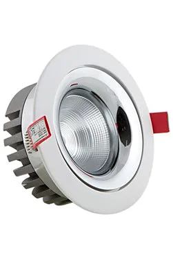 Downlight LED 12w White/Silver 4000K