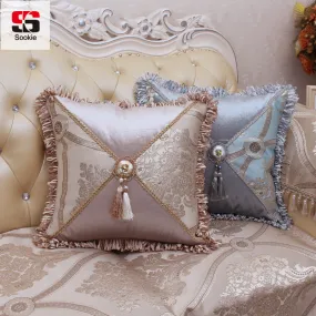 European Style Decorative Pillow Case Luxury Cotton