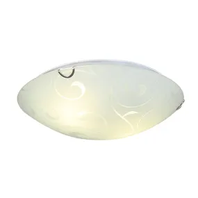 Floral Design Ceiling Light 300mm White