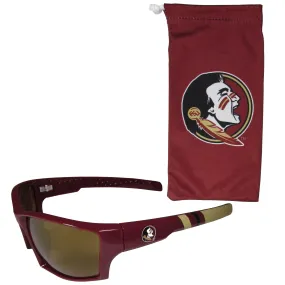 Florida St. Seminoles Edge Wrap Sunglass and Bag Set