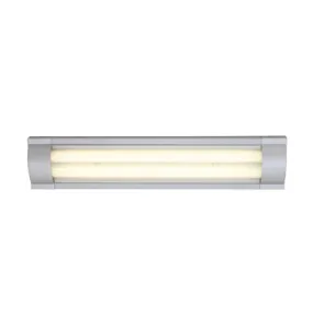 Fluorescent C/Light T8 2x18w Silver