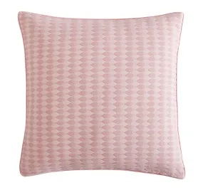 Frankie European Pillowcase Blush