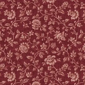 French Cottage - Floral Damask Cranberry