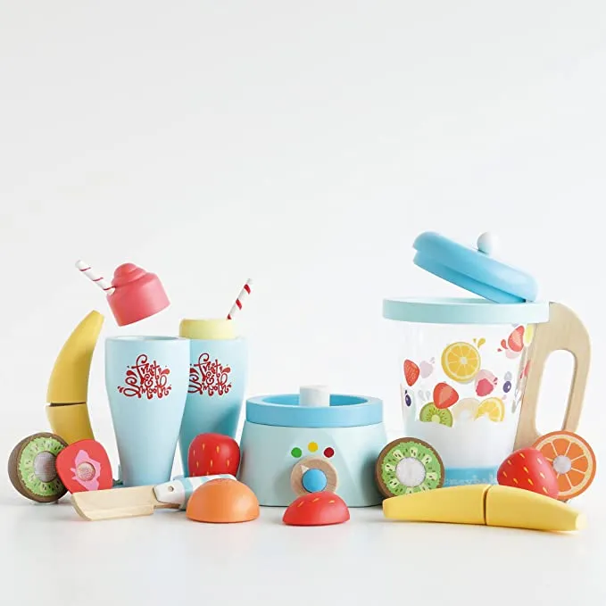 Fruit & Smooth Wooden Blender Set