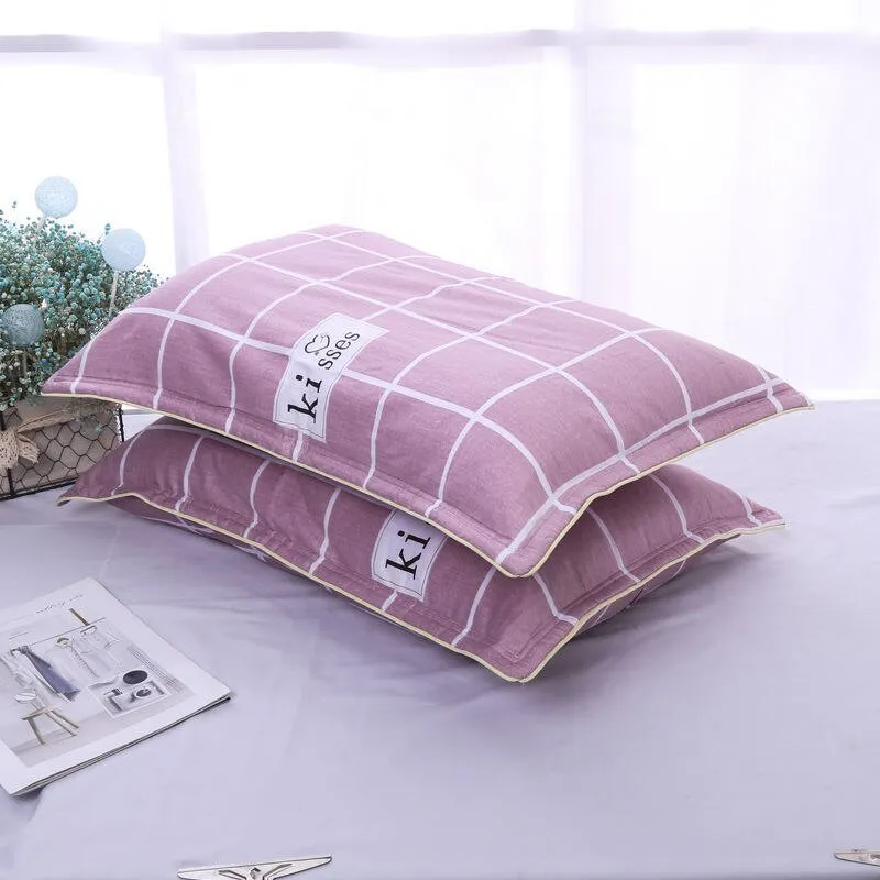 Full Cotton Zipper Pillowcase