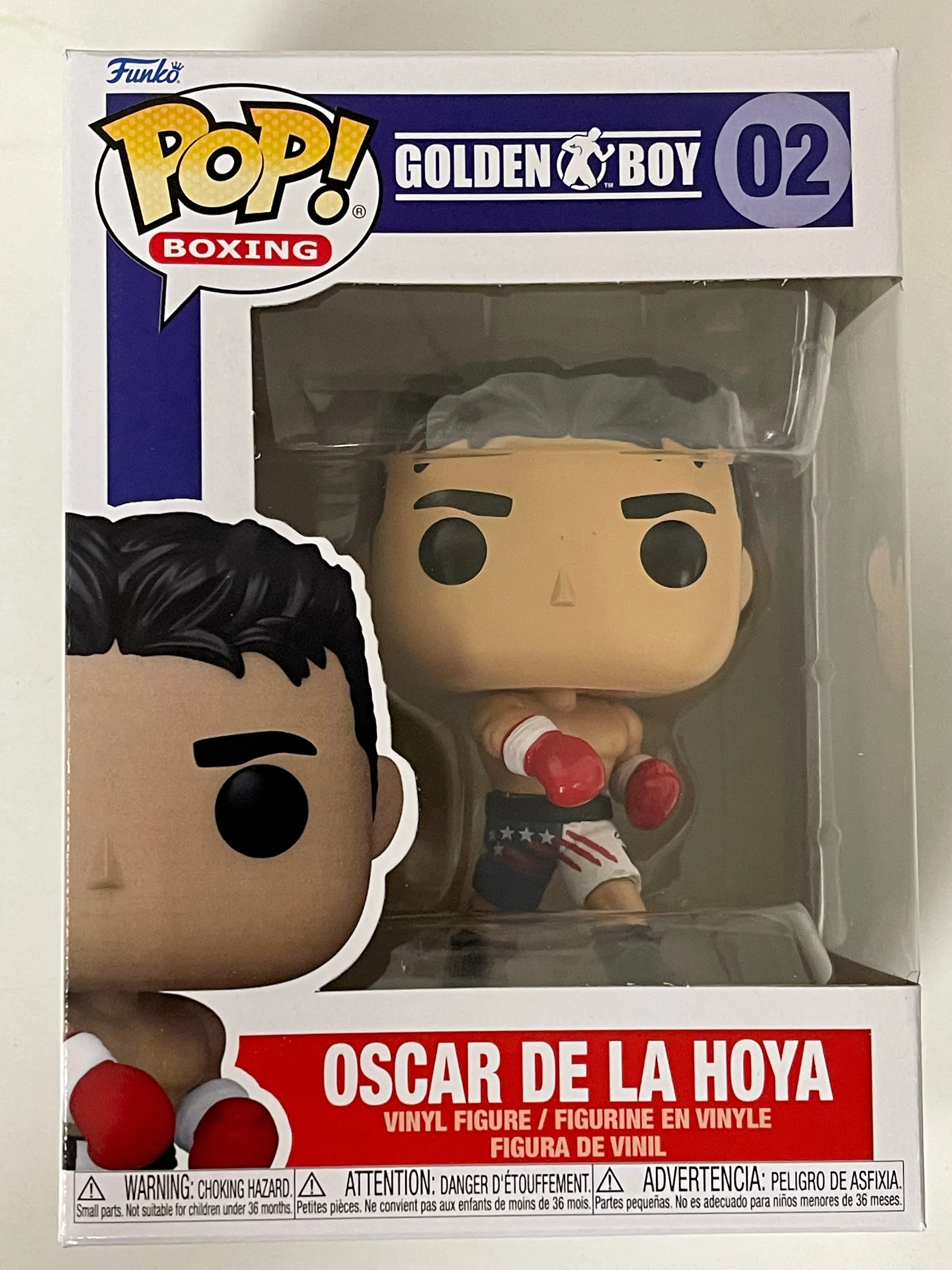 Funko Pop! Boxing Oscar De La Hoya #02 Golden Boy 11 Time Champion 2021