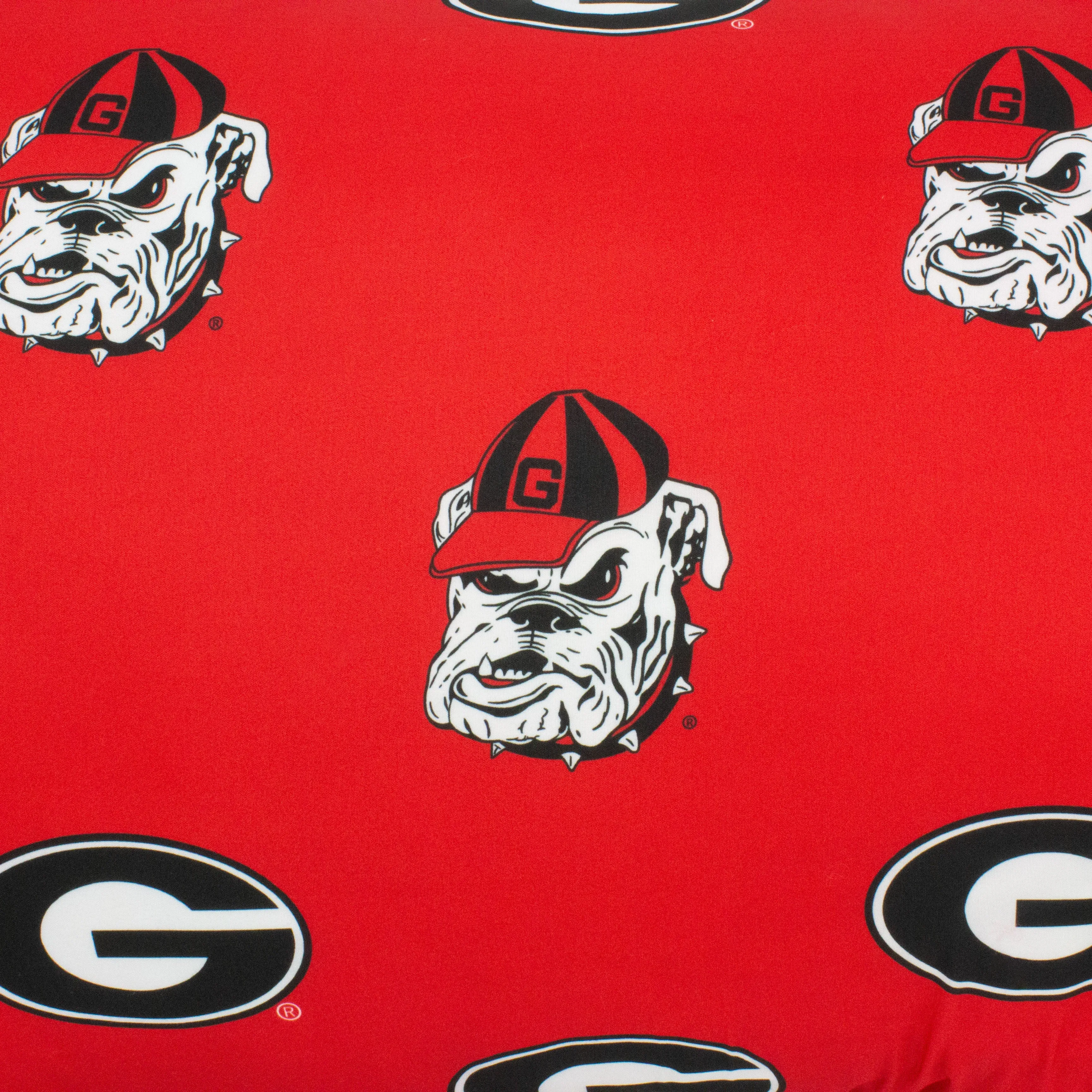 Georgia Bulldogs Body Pillow Pillowcase