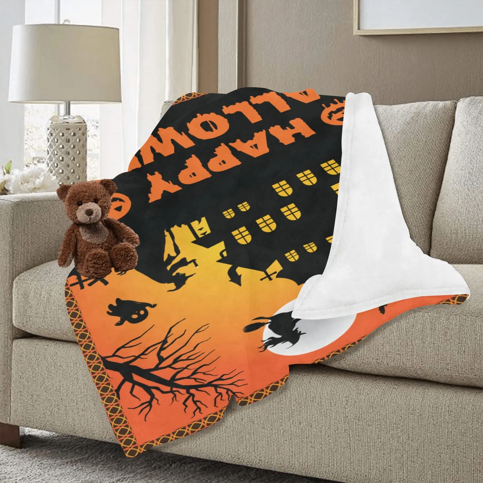 Halloween Ultra-Soft Micro Fleece Blanket 50"x60" (Thick)