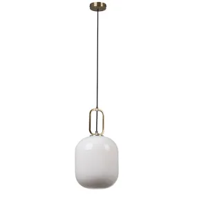 Hallstat Pendant 440Mm Opal Glass