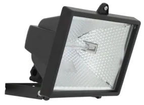 Halogen 500w Floodlight Black