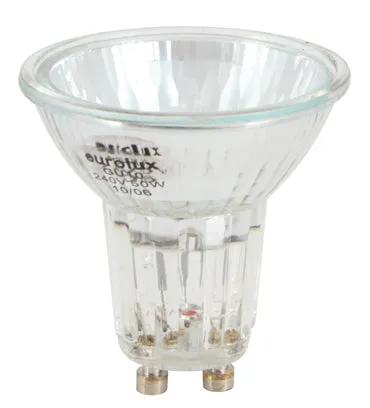 Halogen All Glass GU10 50w Blister