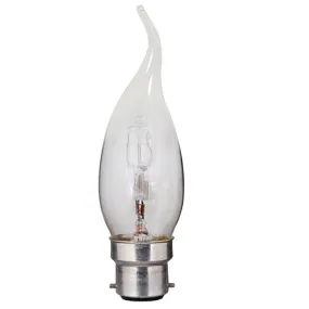 Halogen Candle Flame B22 28w Warm White