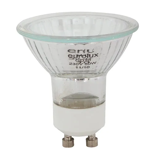 Halogen Ceramic Base GU10 50w 4Pc Blister